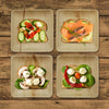 8" Square Plates - 25 Pack - Naturally Chic