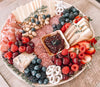 Naturally Chic Palm Leaf Round Cheese Boards