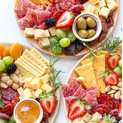 Naturally Chic Palm Leaf Charcuterie Boards